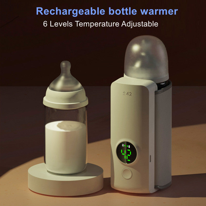 Portable Baby Bottle Warmer – USB Rechargeable